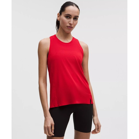 lululemon athletica Pants - Lululemon-Fast and Free Singlet Perforated Stripe-Oxford Red